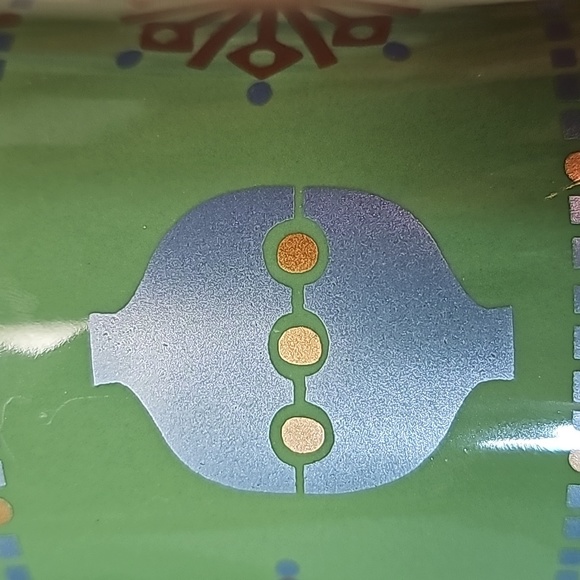 Peet's Green Gold + Blue Ornament Mug - Picture 10 of 11